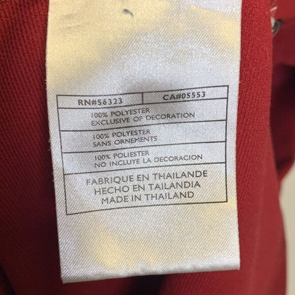 Nike Golf Red Black Trim Performance Short Sleeve Classic Polo Shirt Size XL - Picture 6 of 10